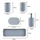 thumbnail image 3 of Yhmxh Decoración del baño Juego de accesorios de baño de 5 piezas con dispensador de jabón, cepillo de dientes, vaso y jabonera. Organizadores y almacenamiento de baño Accesorios de baño, 3 of 5
