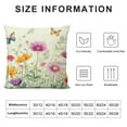 thumbnail image 5 of Shiartex  Pillow Covers Pink Daisy Floral Home Sweet Home Spring Summer Pillows Decorative Throw Pillows Cushion Case Floral Decorations Farmhouse Decor for Couch Sofa, 5 of 5