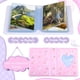 thumbnail image 2 of Wosthever Álbum de impuestos Love Heart Hollow Ins, duradero y práctico, tamaño adecuado, tarjetero para fotos K-pops Cubiertas para muebles de jardín gato blanco rosa, 2 of 6