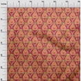 thumbnail image 2 of oneOone Viscose Jersey Fabric Damask & Floral Block Print Sewing Fabric BTY 60 Inch Wide, 2 of 5