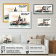 thumbnail image 4 of Designart "Green And Brown Munich Opulence III" City Art Deco Canvas Wall Art, 4 of 5