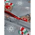 thumbnail image 6 of Christmas Family Pajamas Matching Sets Deer Onesie Jumpsuits Baby Kids Adults Women Pjs Sleepwear Homewear Outfits,  Gray Child 7T, 6 of 9