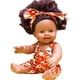 thumbnail image 1 of Muñeca Bebé Que Puede con Atuendos Jugar Muñeca Africana naranja Sunnimix Muñeca Niña Negra, 1 of 8