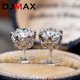 thumbnail image 3 of Pendientes de moissanita de diamante para mujer, aretes de tuerca de plata de ley 0,5 de 925-2ct de primera calidad, pendientes de moissanita 2023, 3 of 4