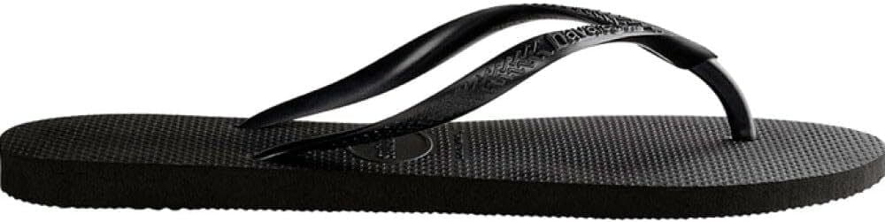 Havaianas Women's H. Slim Black Rubber Sandal - 6M