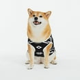 thumbnail image 3 of LNWH Black Geometry Pattern Dog Clothes, Breathable Warm Cotton Pet Clothes 3X-Large, 3 of 8