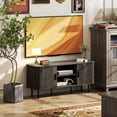 thumbnail image 2 of HOMCOM Meuble Télé pour Téléviseurs jusqu'à 55 Pouces avec Rangement, Gris, 2 of 10