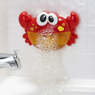 JUXUE Crab Bath Bubble Maker for Bathtub, Baby Bath Toys for Toddlers 1-3,  Bubble Machine