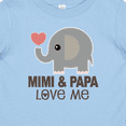thumbnail image 4 of Inktastic Mimi and Papa Love Me Elephant Boys or Girls Baby T-Shirt, 4 of 5