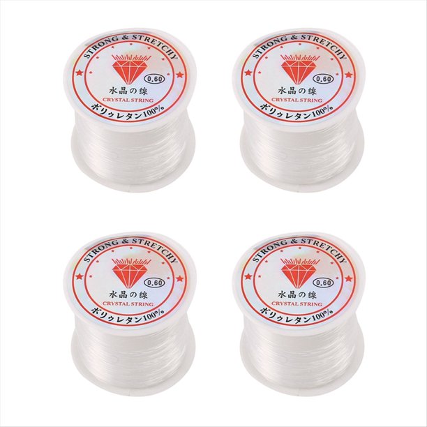 4X 53Lbs 0.6mm Transparente de Pesca de Nylon Sedal Cable de Pesca