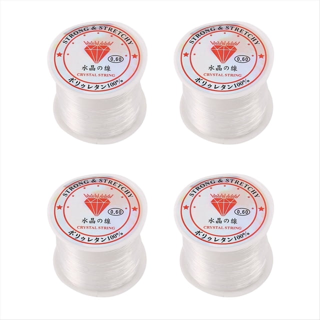4X 53Lbs 0.6mm Transparente de Pesca de Nylon Sedal Cable de Pesca