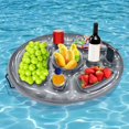 thumbnail image 6 of TNOBHG Pool Party Drink Tray Swimming Pool Premium Floating Drink Holder Eco-friendly Large Capacity Multi-compartment Waterproof Hot Tub Accessories, 6 of 8