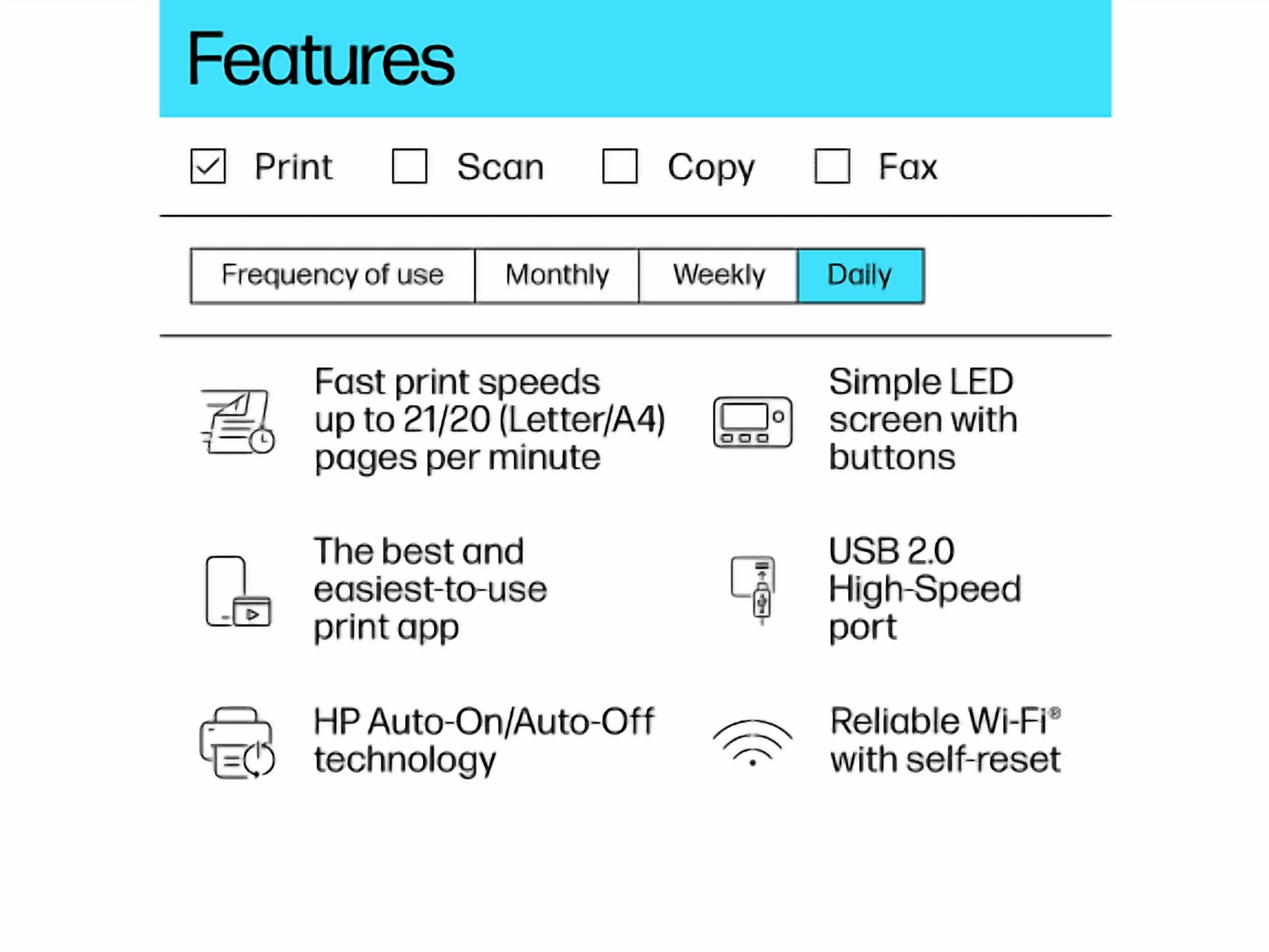 HP LaserJet M110w Wireless Monochrome Printer photo 7