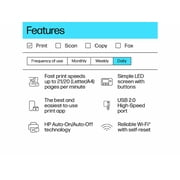 HP LaserJet M110w Laser Printer, Black And White Mobile Print Up to 8000 pages
