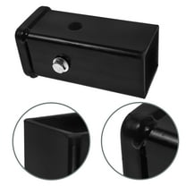 TABLETREANDS 1Set Black Steel On Receiver Tube for Vehicle Trailer Hitch Adapter 15.0x7.0x7.0in