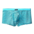 thumbnail image 1 of Ropa interior de rejilla para hombre, calzoncillos tipo bóxer transparentes, lencería hueca de malla, pantalones cortos, 1 of 2