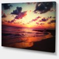 thumbnail image 2 of Sea Sunset Landscape View - Large Seashore Canvas Wall Art, 2 of 4