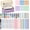 Purple, variant on 135 Pcs Book Annotation Kit with Pencil Case, 12 Pastel Highlighters, 11 Gel Pens, Fine Marker, 300 Transparent Sticky Notes, 2640 Index Tabs, Bible Study Supplies Kit(Classic,Purple)