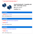 thumbnail image 2 of Sway Bar Bushing Kit - Compatible with 2009 - 2020 Dodge Journey 2010 2011 2012 2013 2014 2015 2016 2017 2018 2019, 2 of 2