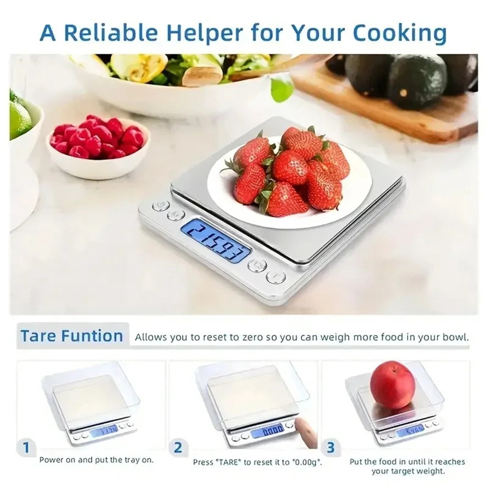 Electronic Scales Digital Kitchen Scale Coffee Balance Kitchens Accessories Bakeware Measuring Tools & Scales & Weight Precision