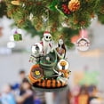 thumbnail image 4 of Adornos para árboles de Navidad, 6 piezas de colgantes de acrílico, bonitos adornos de pesadilla para árboles de Navidad, decoración colgante para interiores de casas, fiestas de Halloween, adornos pa, 4 of 7