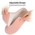 thumbnail image 6 of LongBay Women's Adjustable Diabetic Slippers Memory Foam Arthritis Edema Fuzzy House Shoes, 6 of 6