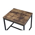 thumbnail image 3 of Bowery Hill Table d'Appoint Carrée en Chêne Vieilli et Noir, 3 of 5