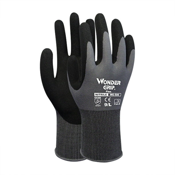par de guantes de trabajo impregnados de nitrilo Guantes de seguridad para mantenimiento de jardinería