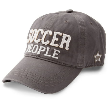 - Pavilion - Gray Soccer People Adjustable Strap Snap Back Baseball Hat