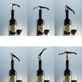 thumbnail image 6 of Wine Ziz Wine Accessories Gift Box Set | Waiters Corkscrew Remover/Opener, Foil Cutter, Built-in Vacuum Wine Saver Bottle Stopper, Aerator Pourer | Wine Bottle Opener Wine Key Corkscrew Wine Opener, 6 of 9