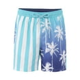 thumbnail image 3 of No Boundaries Men's & Big Men's Elastic Waist Swim Trunks, 6" Inseam, Size S-5XL, 3 of 5