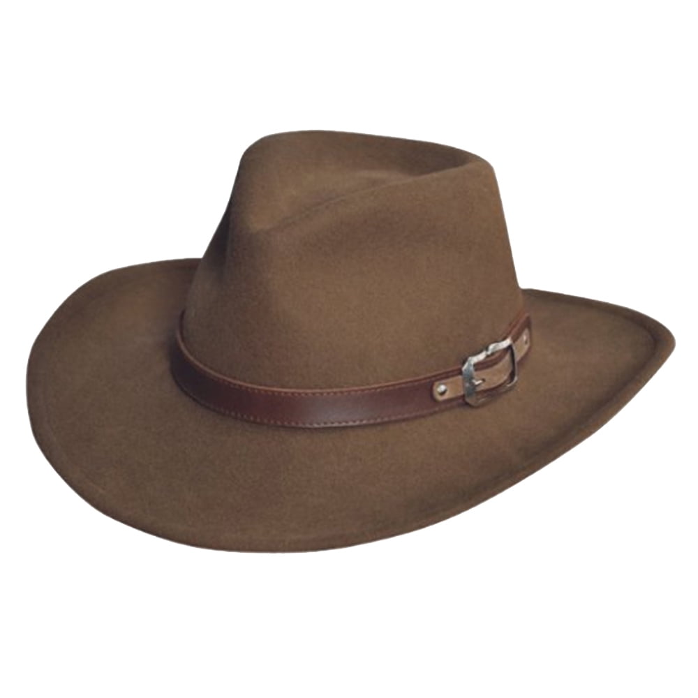 Black Creek Crushable Wool Felt Outback Hat