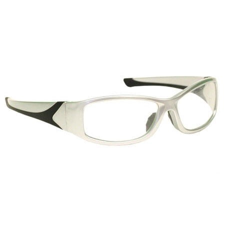 - Laser Safety Eyewear - Co2/Excimer Filter In Silver Plastic Wrap-Around Frame Style.