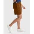 thumbnail image 2 of Hanes Originals Women's French Terry Shorts, 5" Allgood Gold M, 2 of 6