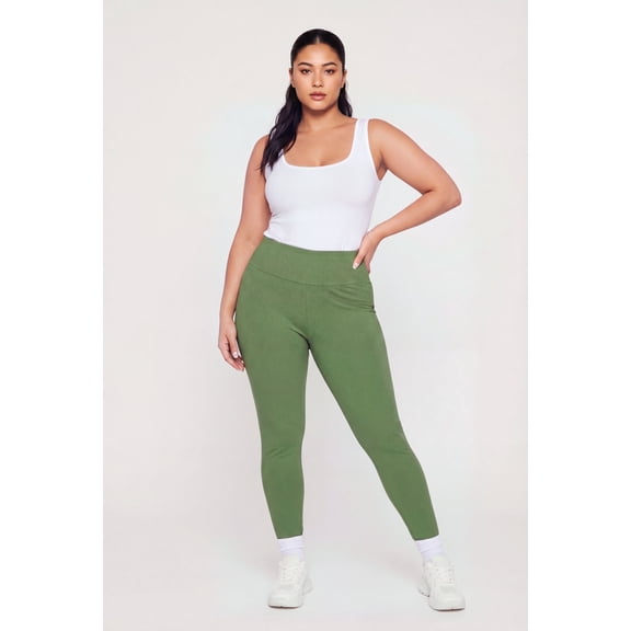 Women's Plus Size Trendy High Waisted Leggings