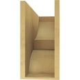 thumbnail image 4 of 8"W x 24"D x 16"H Classic Ridgewood Rough Cedar Woodgrain TimberThane Corbel, Primed Tan, 4 of 6