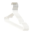 thumbnail image 2 of Heavy Duty Clothes Hanger Set, Non Slip Hangers with Steel Core for Shirts, Coats, Jackets, Trousers and Dresses, Space Saving Wardrobe Organization and Storage, 5 Pack, 2 of 6