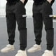 thumbnail image 2 of Odeerbi 3-14 Años Para Niños 2 Pcs Pantalones de Carga Delgados Pantalones Deportivos Deportivos Pantalones de Trabajo Casuales Con Bolsillo, 2 of 7