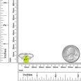 thumbnail image 6 of Gem Stone King 2.66 Ct Oval Yellow Lemon Quartz White Topaz 925 Sterling Silver Ring, 6 of 6
