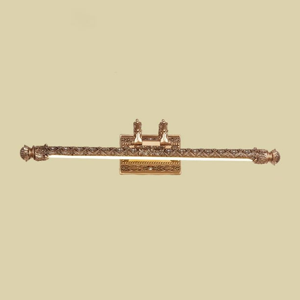 Lámpara de espejo para gabinete de baño estilo americano, inodoro, baño, lámpara LED impermeable, simple, retro, simple, estilo europeo, espejo frontal, luz