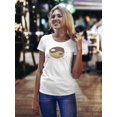 thumbnail image 2 of Yin Yang Cookie T-Shirt Women -Image by Shutterstock, Female Medium, 2 of 4