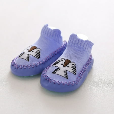 

Shoes Cartoon Baby Floor Shoes First Kids Socks Girls Boys Non-Slip Walking The Baby Shoes