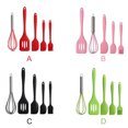 thumbnail image 1 of Cooking Utensil Tools Silicone Egg Whisk Silicone Oil Brush Silicone Scraper Silicone Kitchen Ware Set, 1 of 6