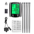 thumbnail image 2 of Wired Bike Computer 19 Functions Touch Bike Speedometer Odometer Waterproof    Computer With Backlight, 2 of 6
