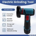thumbnail image 4 of Mini Angle Grinder Mini Household Rechargeable Cutting Polishing Machine Electric Hand Grinder Polishing Machine EU Plug, 4 of 5
