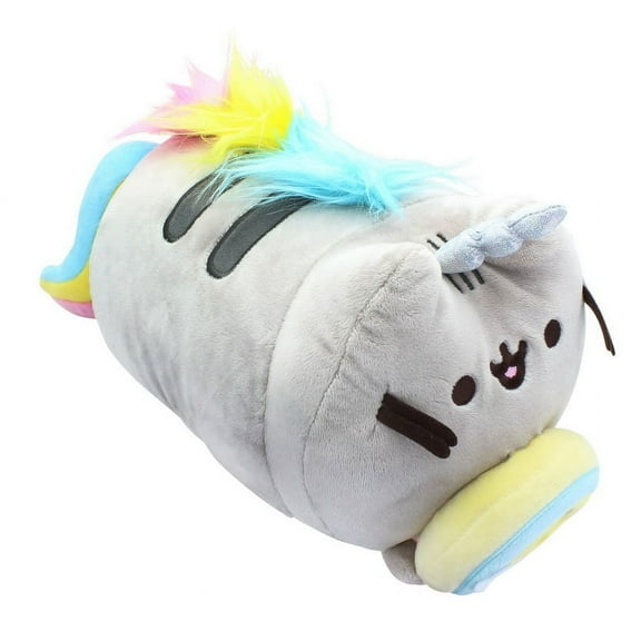 GUND Pusheenicorn Donut Log Rainbow Plush Stuffed Animal Cat, 9.5"