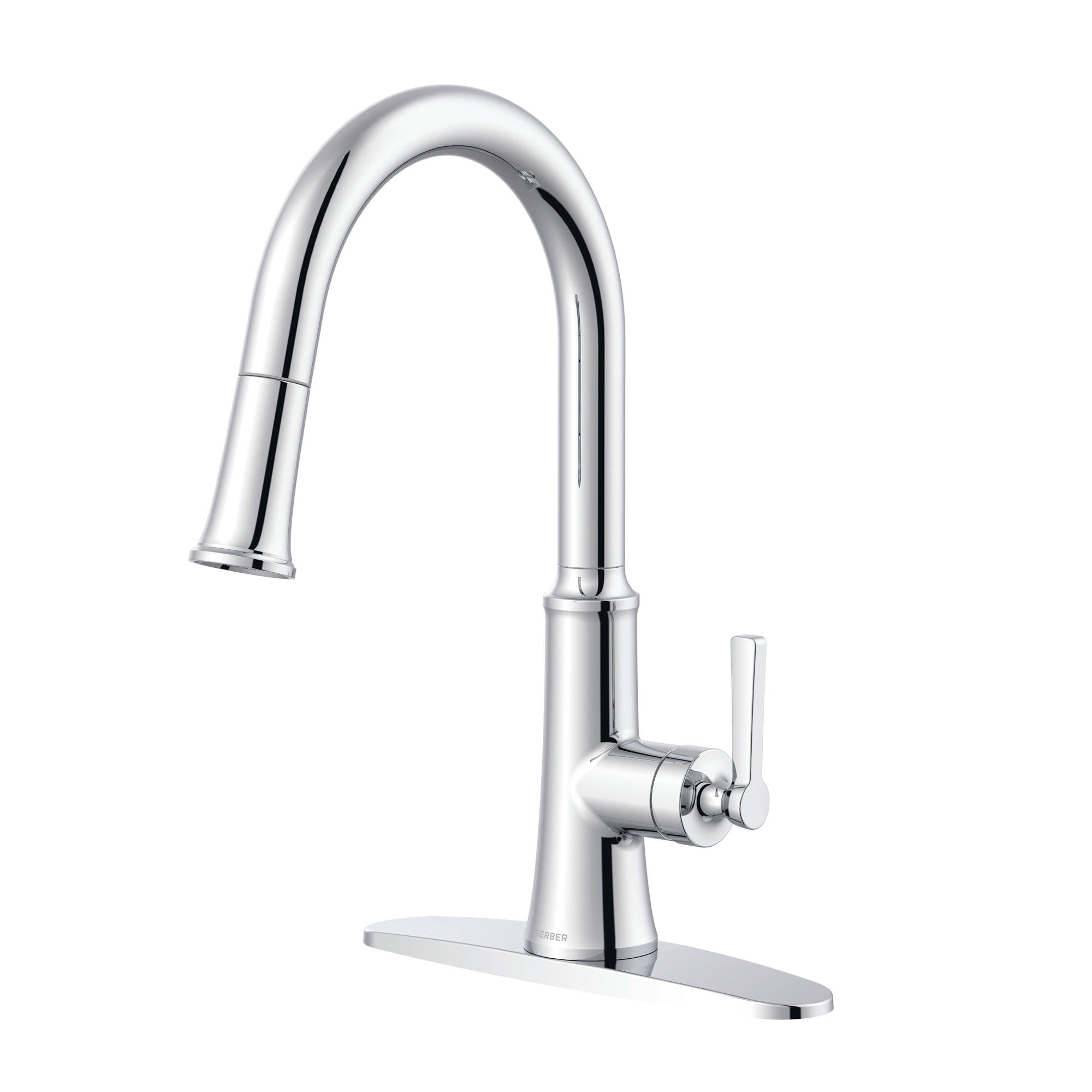 Gerber D454079BS Northerly 1.75 GPM Single Hole Pull Down Kitchen Faucet - Black