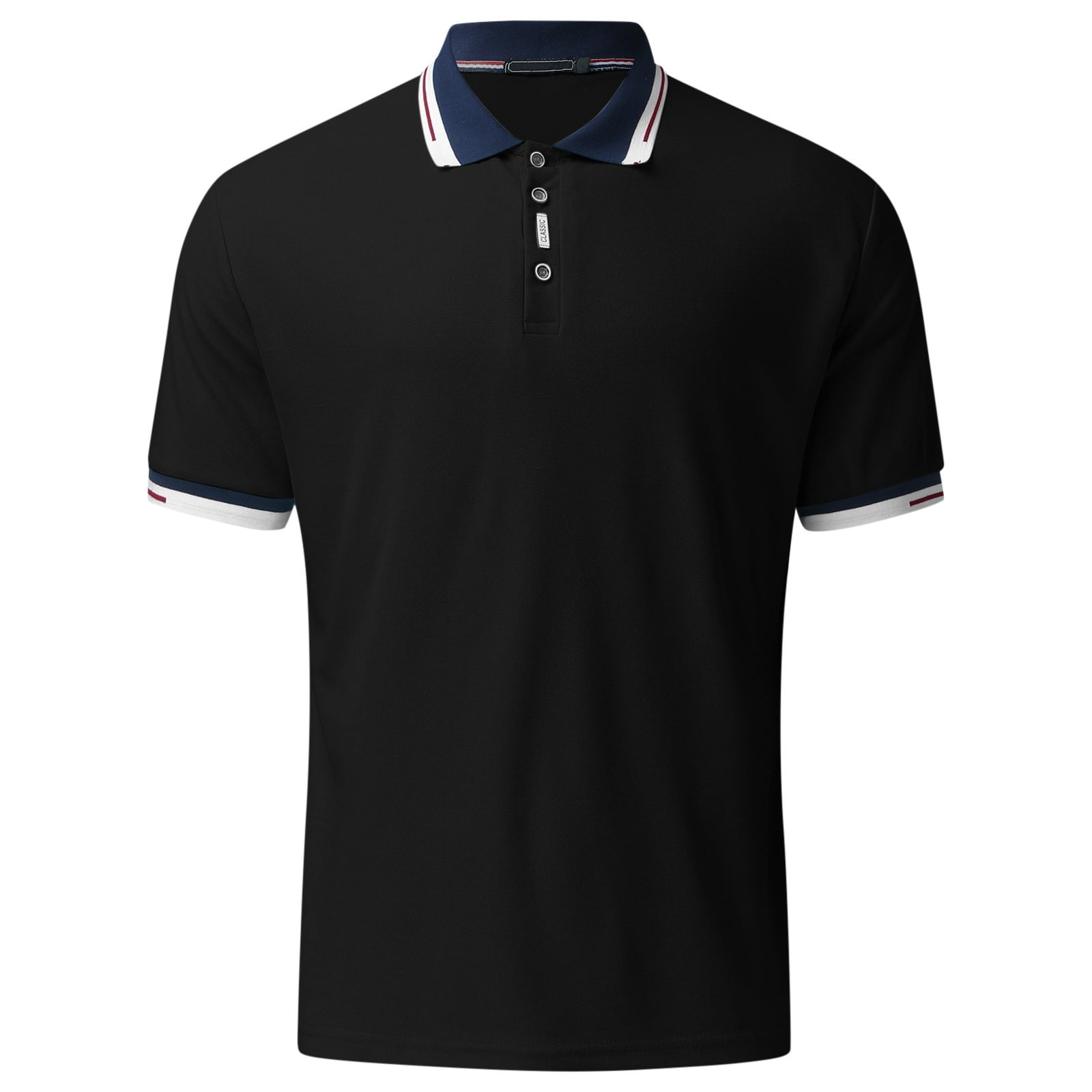 トップス REVERBERATE ZIP LONG SLEEVE POLO REVERBERATE”ZIP LONG SLEEVE POLO BLACK”” | Lapel online store