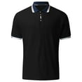 thumbnail image 5 of kamemi Polo Shirts Men's Performance Dry Comfort Polo Shirts Moisture Wicking (Black,XXL), 5 of 5