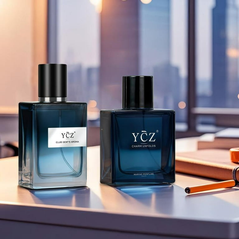 YCZ Men's Perfume Set, 2-Pack Cologne Gift Set for Men with
